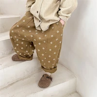 girls washed cotton trousers baby girl loose casual harem pant kids casual all match pants