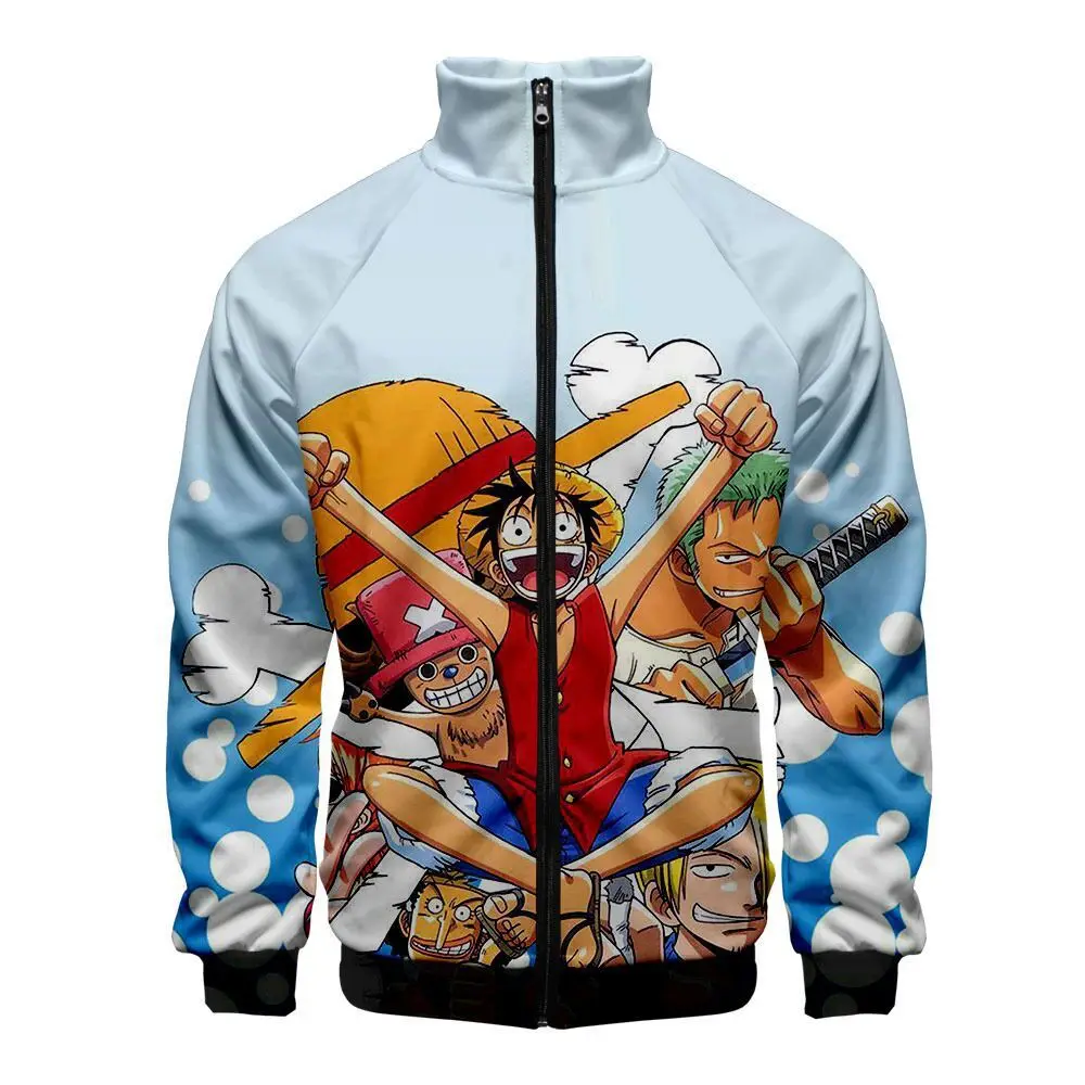 The new spring and summer 2021 anime around 3 d digital printing collar zipper cardigan men leisure fashion comfortable hoodie