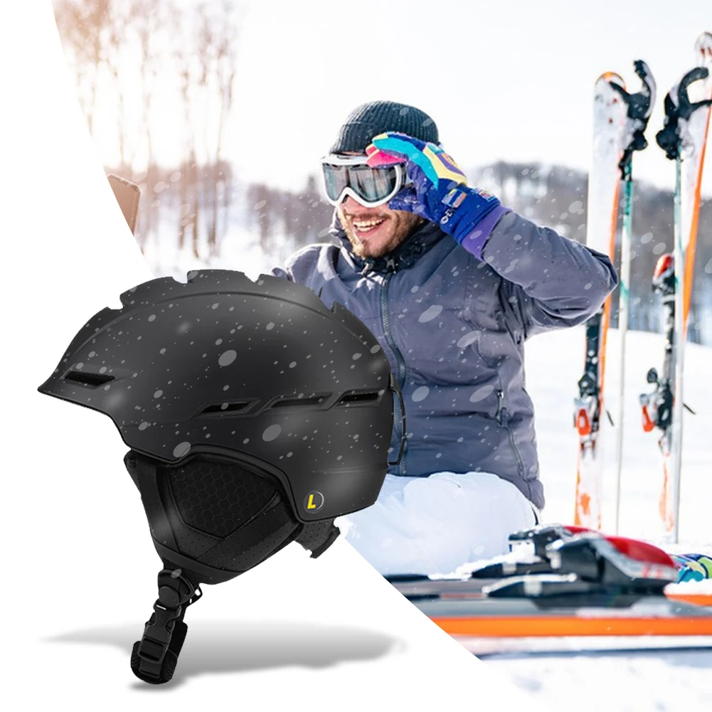 Лыжный шлем для скейтборда противоударный лыжный защитный регулируемый легкий
