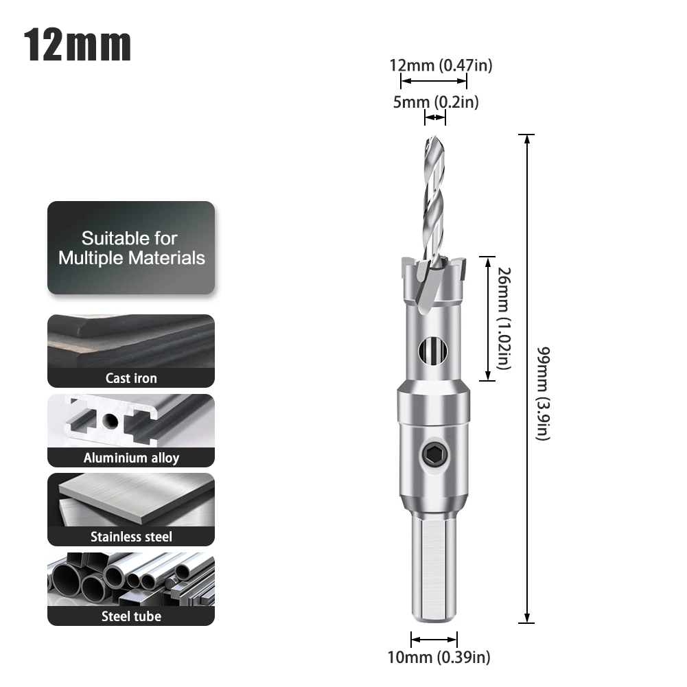 Кольцевая пила JGZUI 12-160 мм  для металла