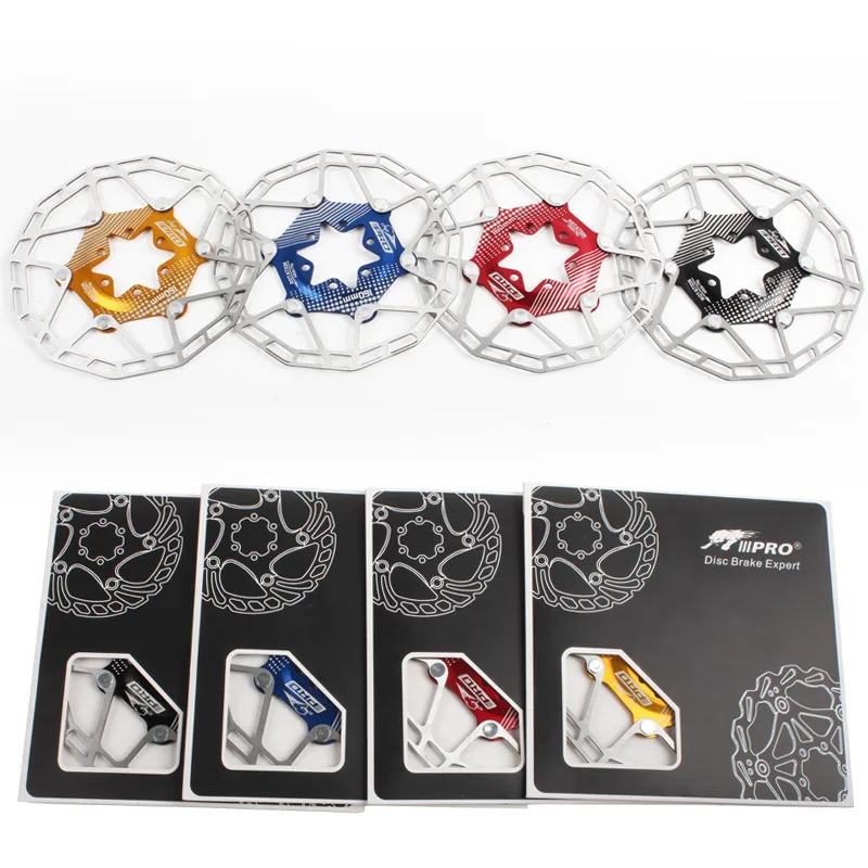 

IIIPRO Ultralight 80g Mountain Bike Brake Rotor MTB Stainless Steel Floating Disc Bicycle Parts 160mm