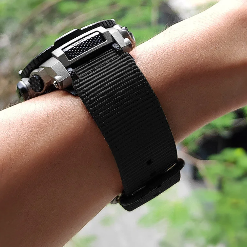 Nylon Watch Band For Casio GA110 GBA-800 GMA-B800 GA-800 GBD-800 GBD800 GA800 Watchband  Durable Strap For Man Women Bracelet