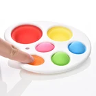 Игрушка-антистресс для взрослых и детей, пузырьковая игрушка-антистресс, мягкая игрушка с простыми ячейками