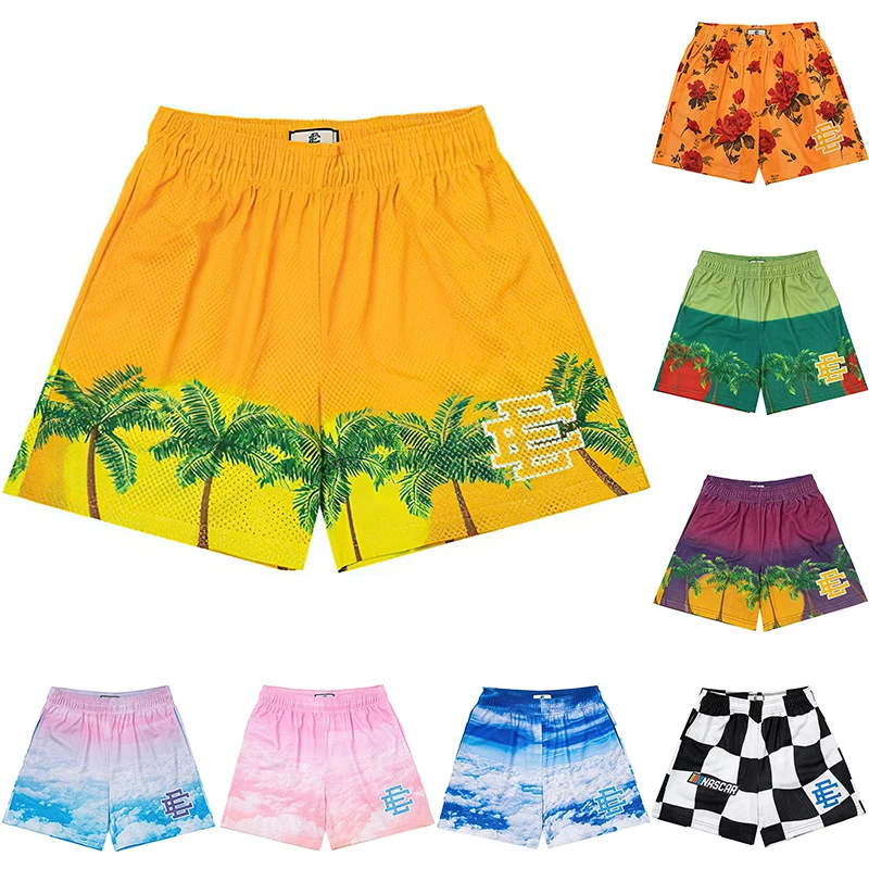 

Eric Enmanuel Basic Shorts Men Summer EE Casual Shorts 2022 Male Sports Fitness Mesh Shorts Men's Breathable Basketball Shorts