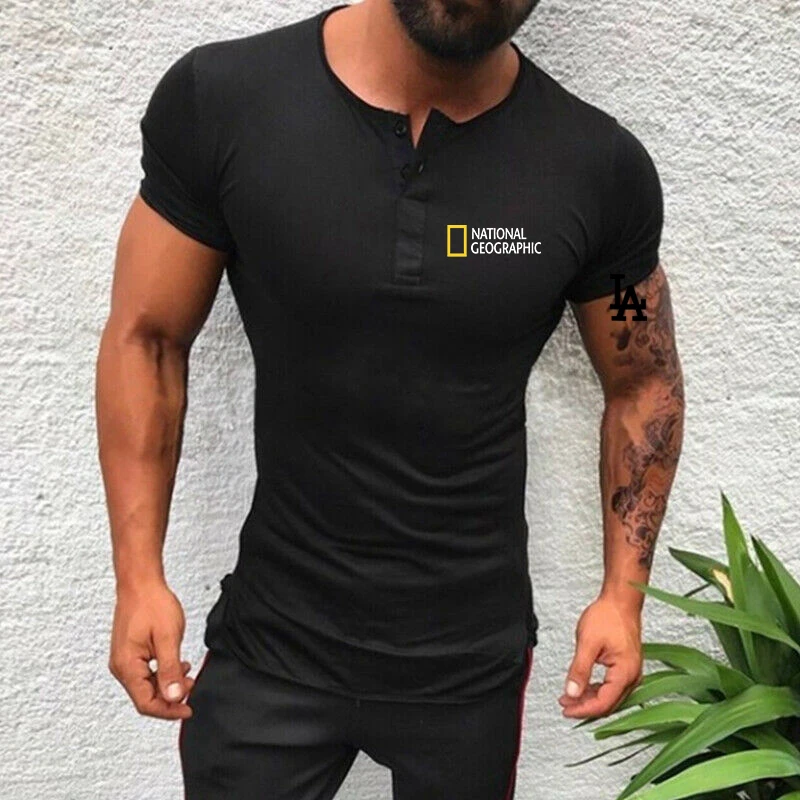 

2022 Summer New Men's Short-Sleeved T-shirt Cotton and Casual Men's T-shirt Shirt Male Breathable M-3XL