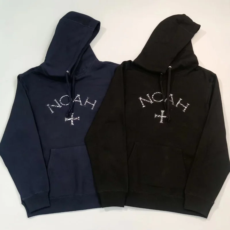 

NOAH Zebra Embroidery Logo Hoodies Sweatshirts Men Women Fleece Hooded Hoody
