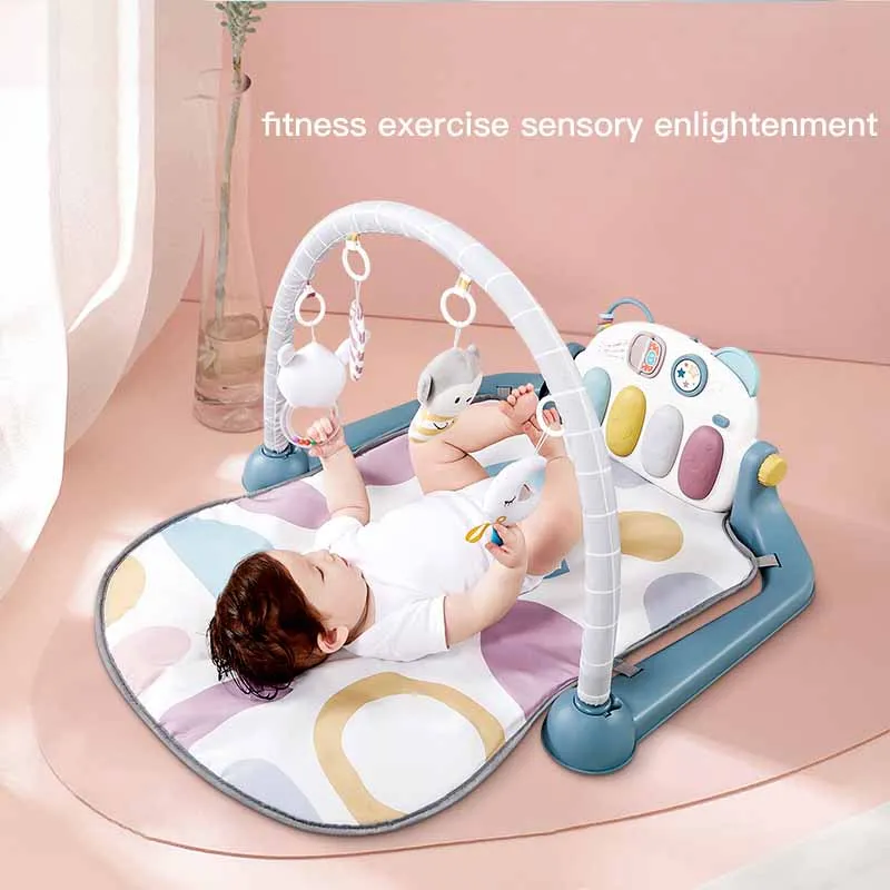 

Newborn Baby Fitness Rack Pedal Piano 0-1 Year Old Male And Female Baby Educational Early Education Music Toys