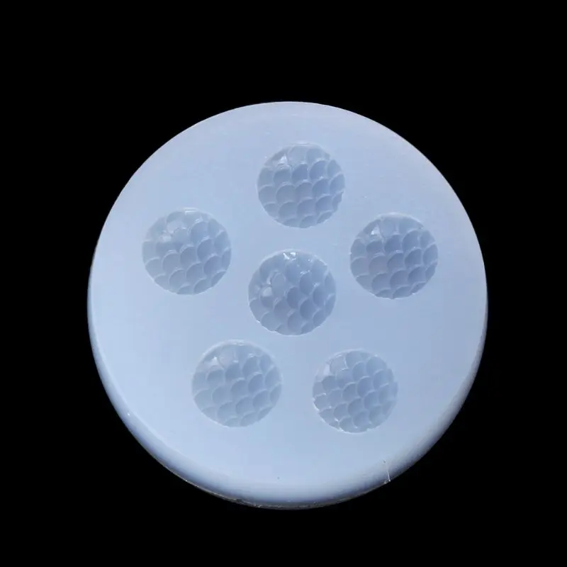 

12mm Round Fish Scales Bead UV Resin Casting Mold Silicone Mold Jewelry Making