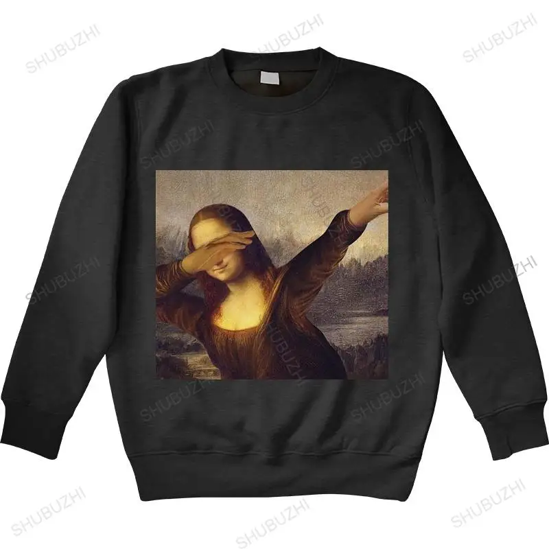 Осенне-весенние толстовки унисекс Dabbing Mona Lisa Dab хип-хоп классическое искусство