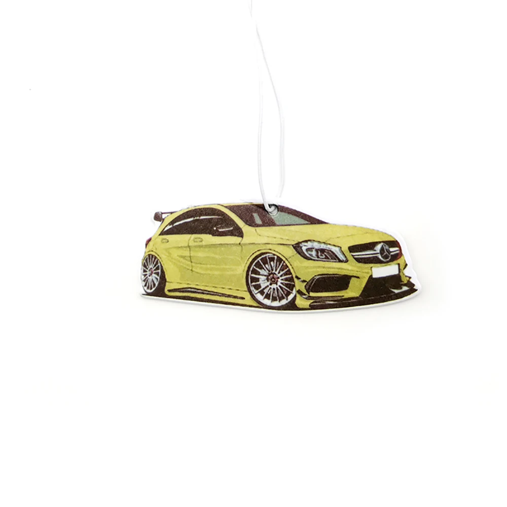 

Keychain For Mercede Benz A45 Car Model Modification Comics JDM air freshener perfume rearview mirror Creative Auto accessories
