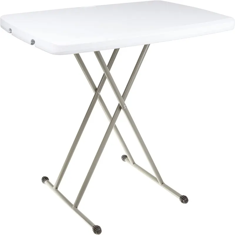 

30 inch Adjustable Plastic Folding Tables - White