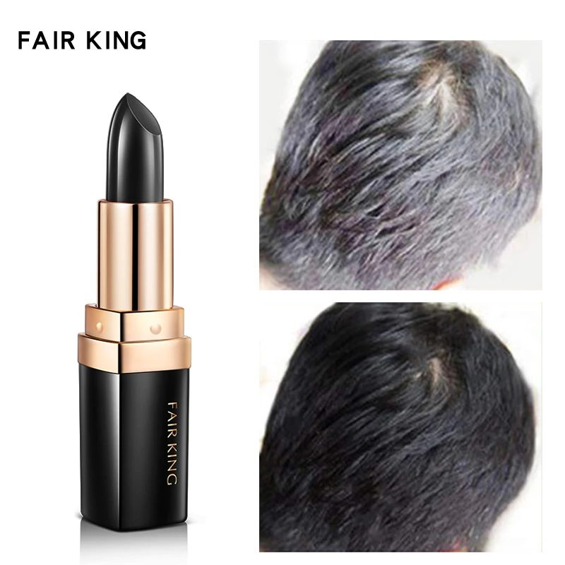 Одноразовая краска для волос мгновенное покрытие корней коричневого цвета