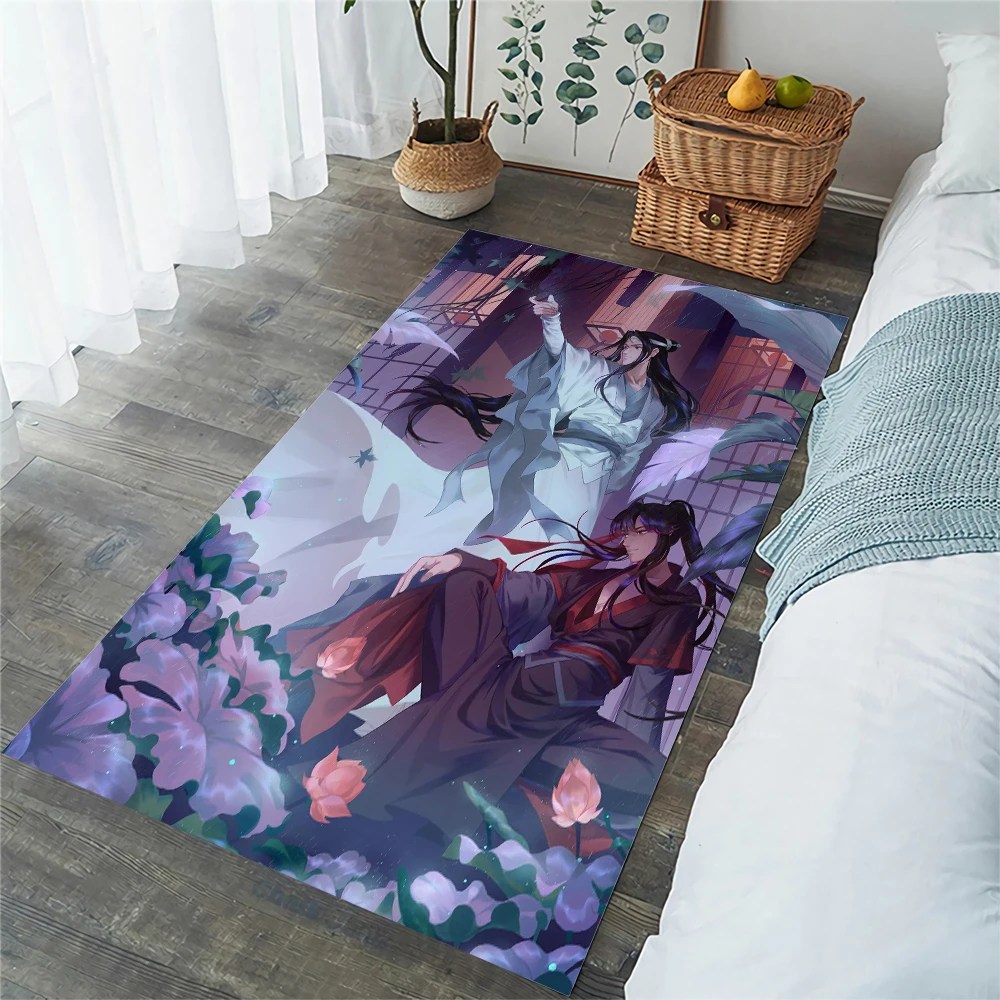 

CLOOCL Fashion Anime Floor Rugs Mo Dao Zu Shi Flannel Carpets for Living Room Bedroom Kitchen Mats for Floor Home Deco