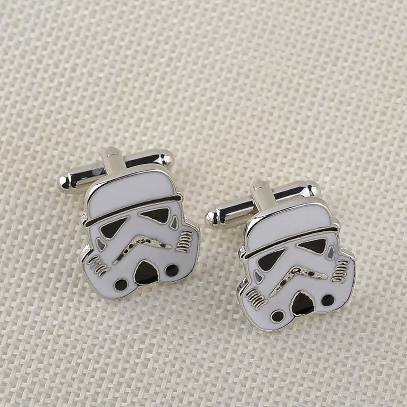 

Запонки Samurai Мужские для костюма, модные белые запонки для рубашки, повседневные и деловые аксессуары для повседневного и свадебного костюма