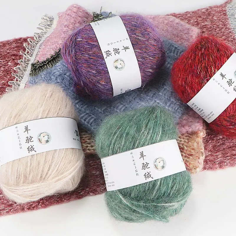 50g Alpaca Yarn Wool Cashmere Yarn Crochet Threads Estambres Para Tejer A Crochet Knitting Yarn