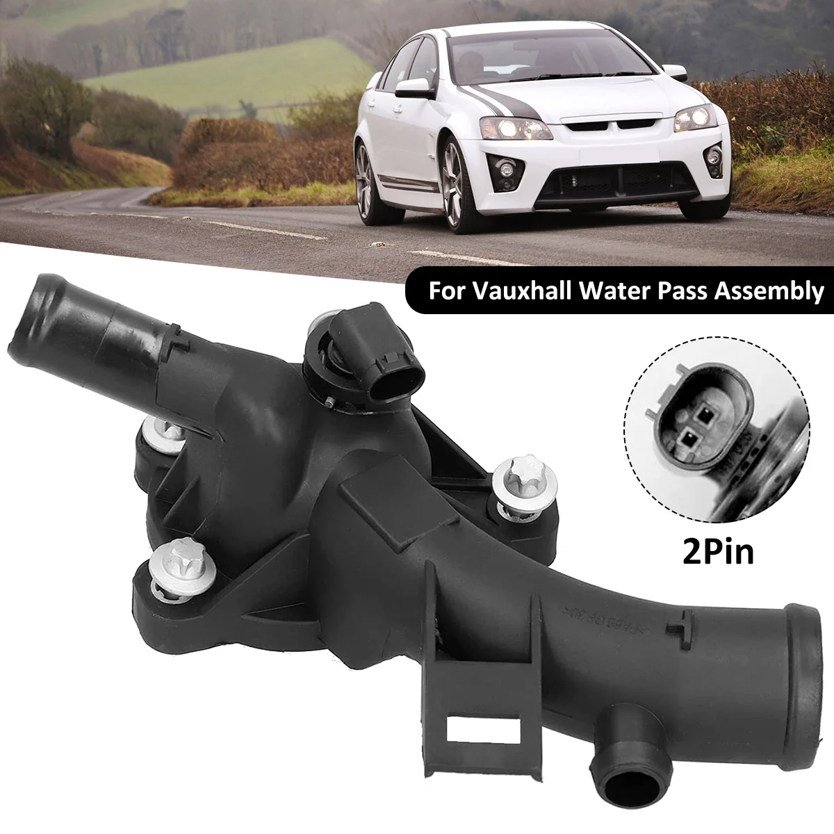 

new Engine Coolant Water Outlet Fit for Adam/Astra J/Meriva B Original Equipment Heat Resistant Plastic Coolant Flange Water