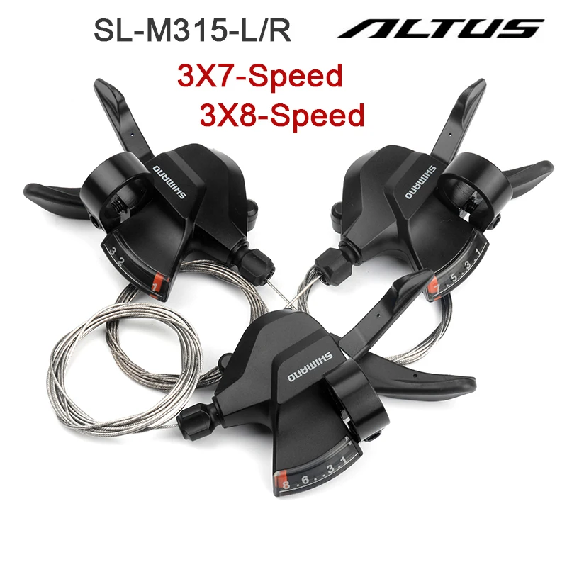 

Altus SL-M315 MTB bike Shifter Lever 3x7S 3x8 Speed 21S 24S Shifter Trigger Rapid Fire Plus Shifter Cable M315 Brake Triggers