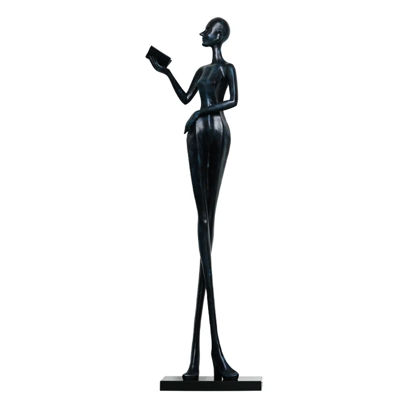 

YY Hall Lobby Reading Character Device Bookstore Landing Big Decorations