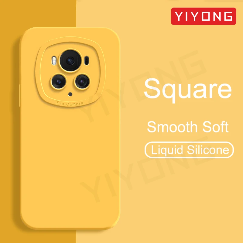 Чехол для Magic6 Pro YIYONG шелковистый мягкий жидкий силиконовый чехол Huawei Honor Magic 6 6Pro 5