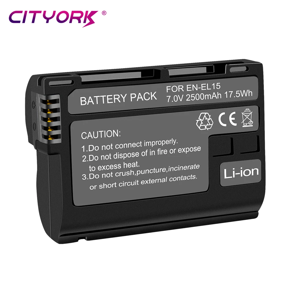 CITYORK EN EL15 EL15A EN-EL15 ENEL15 Батарея с ЖК-дисплеем Dual USB Зарядное устройство для Nikon D850 D810