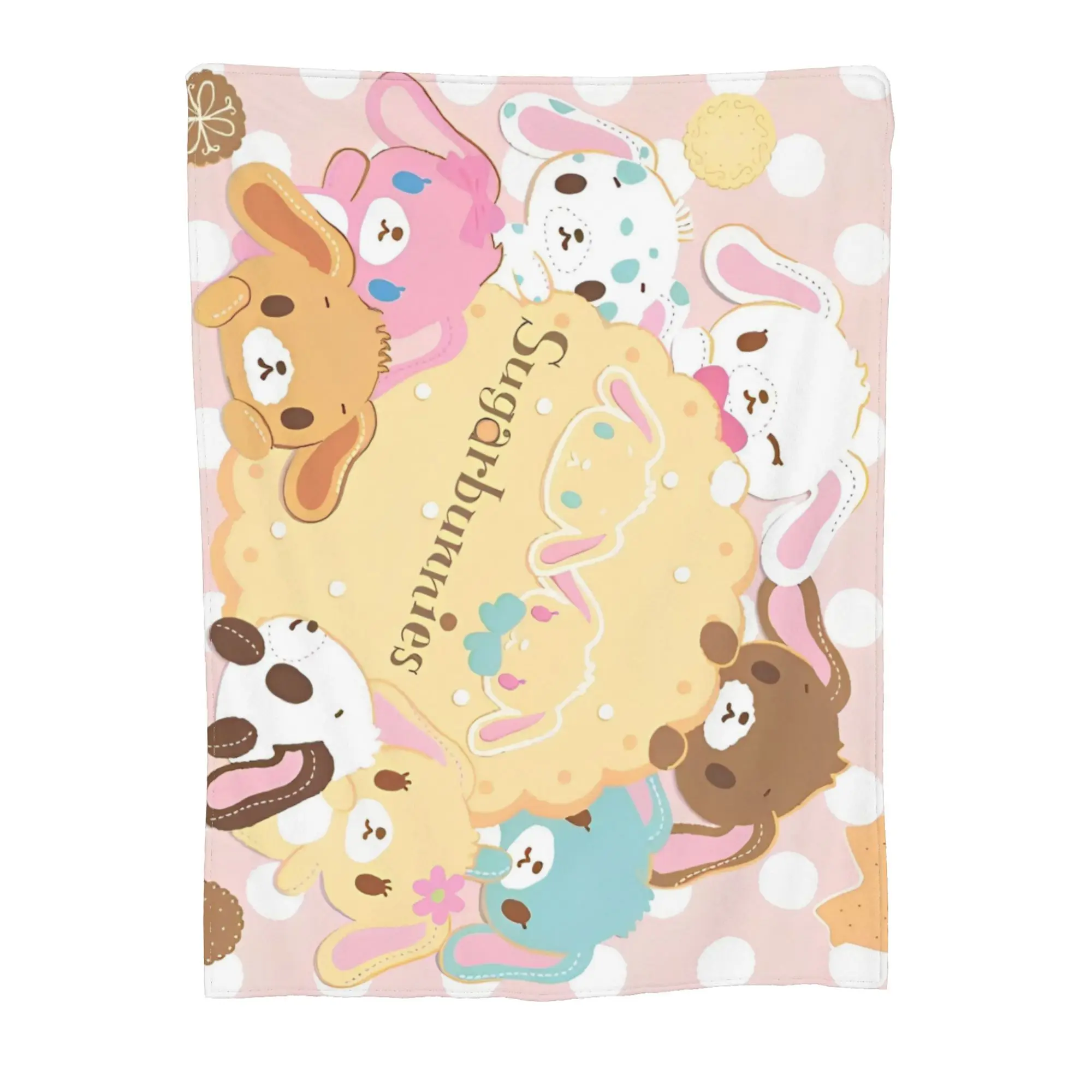 Милые одеяла сахарный кролик Sanrio флис удивительное мягкое покрывало для