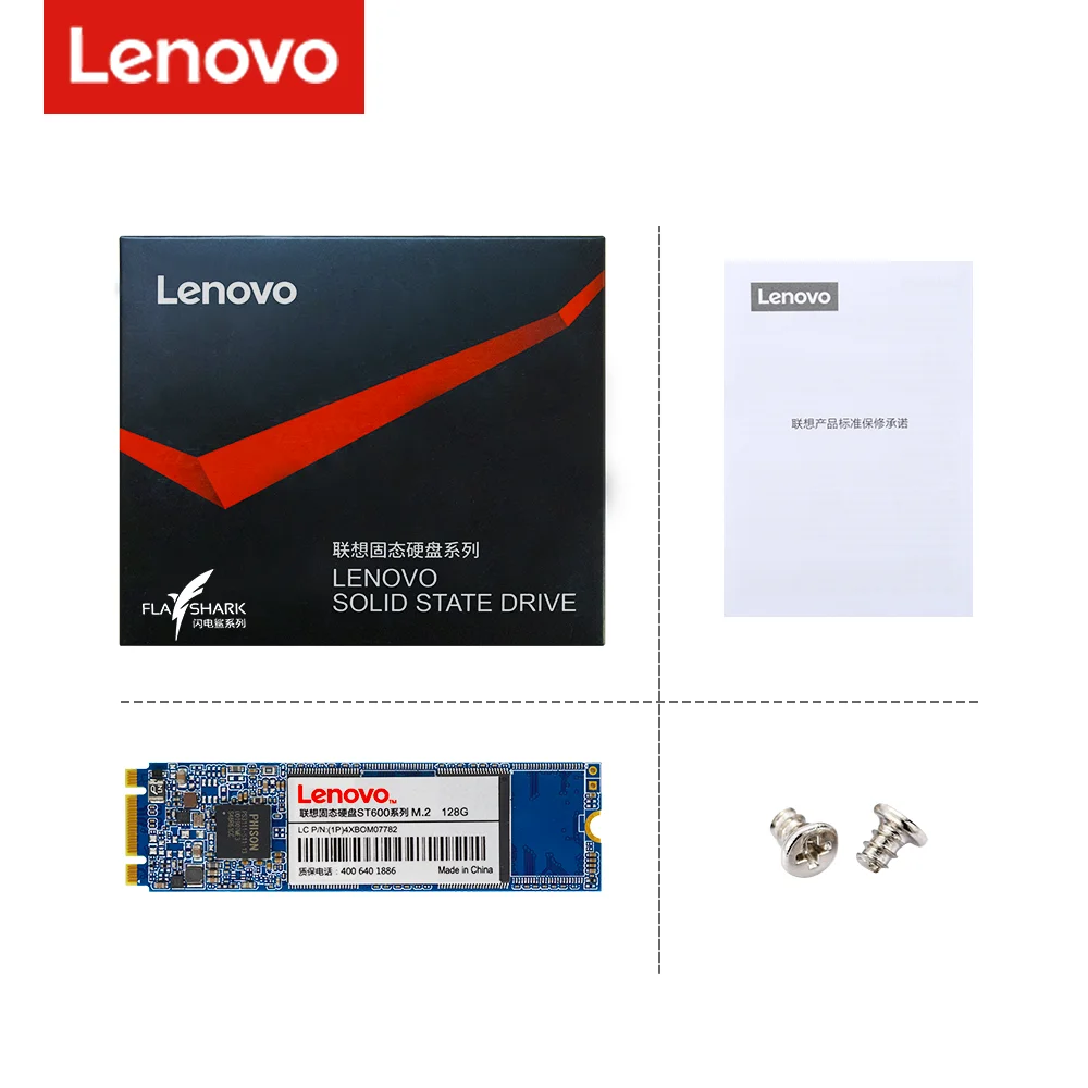 Lenovo SSD M2 SATA 1 TB 128GB 256GB 512GB 1TB M.2 NGFF SSD HD 2280 Internal Solid State Drives Hard Disk for Laptop Desktop PC images - 6