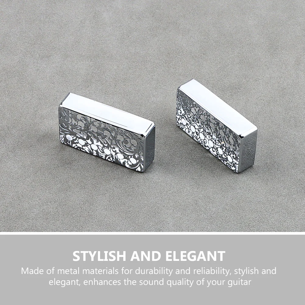 2 шт. чехол для гитарного звукоснимателя с рисунком хромированная упаковка Gb613
