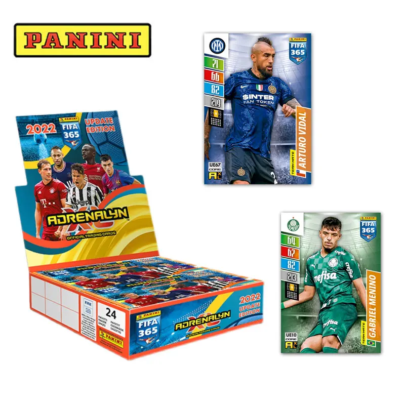 

New Genuine Panini Football Star Card Trading Card Collection Card 2022 FIFA365 Additional Version Game Footballer Fan Cards Box