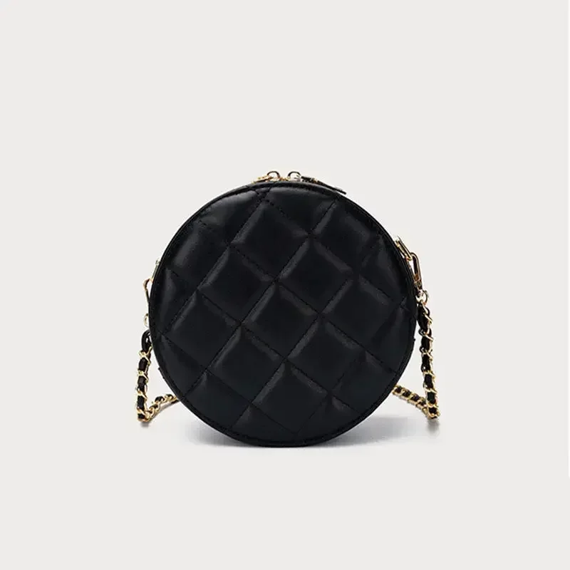 Корейские модные женские сумки через плечо с ромбовидной решеткой маленькие