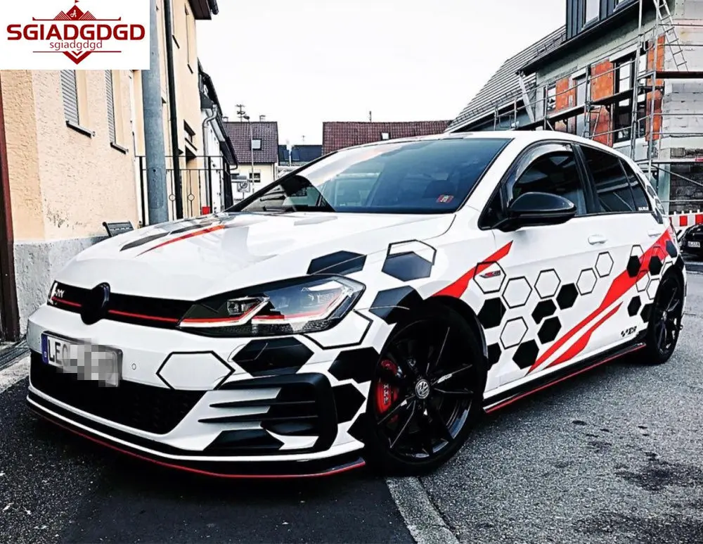 

Car Stickers For-volkswagen Golf 6 Golf 7 Polo Body Exterior Fashion Customized Stickers Decals