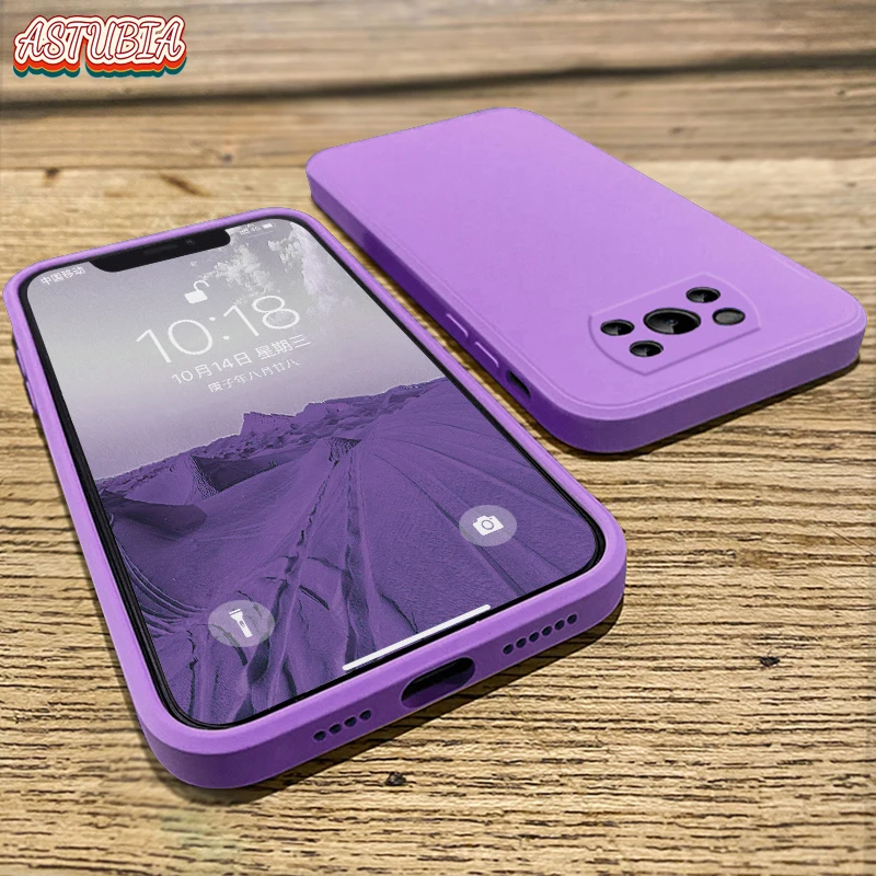 

TAD Liquid Square Silicone Case For Xiaomi Redmi Poco M4 M3 F3 F4 GT X3 X4 Pro NFC 5G Note 10 9 9S 11 11S Pro Max Cover