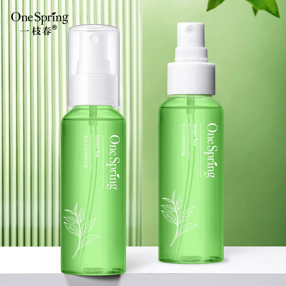 

Green Tea Toner Facial Spray Moisturizing Face Serum Skin Rejuvenation Shrink Pores Oil Control Hydration Face Skin Care 100ml