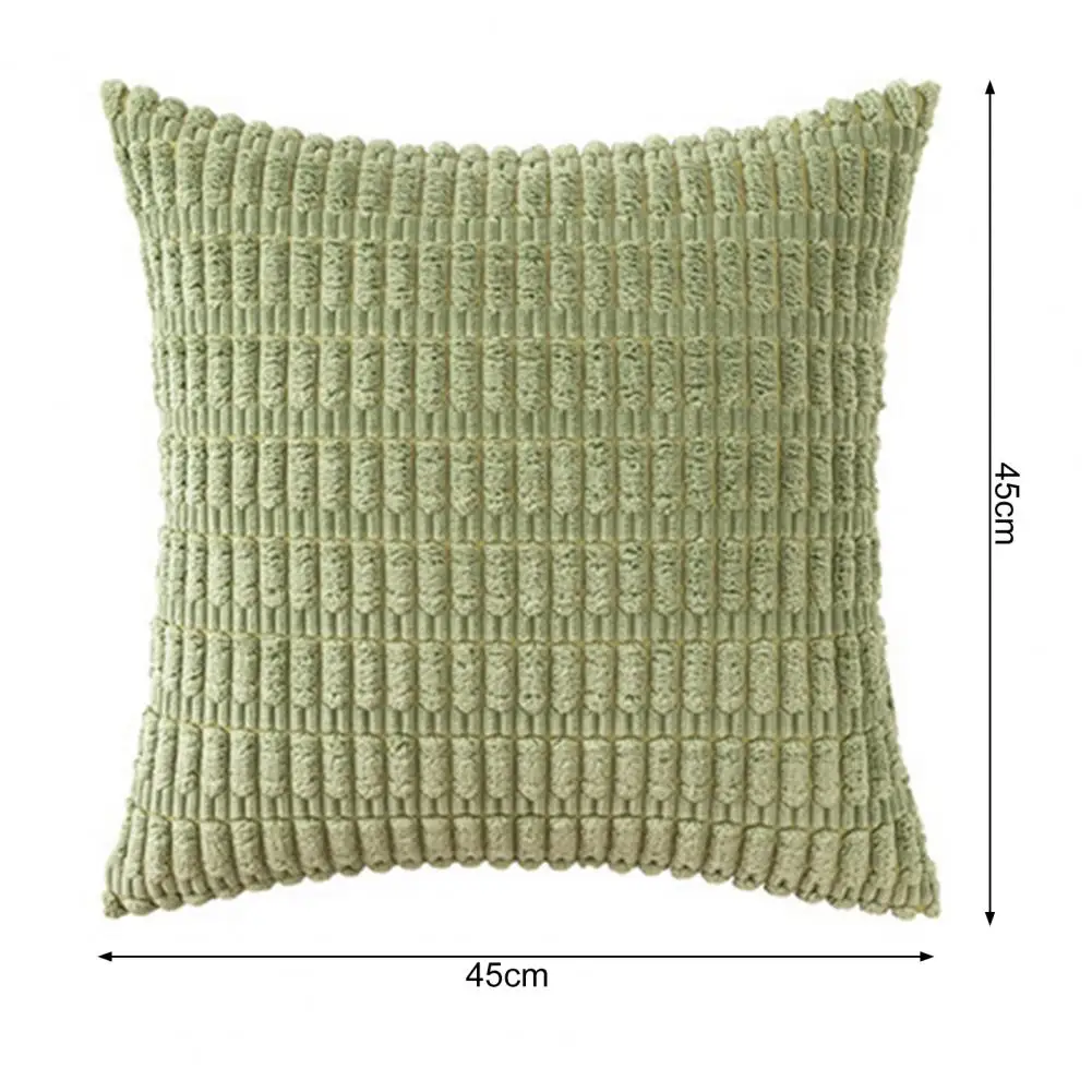 Наволочка в богемном стиле однотонная квадратная Простота замены декоративная