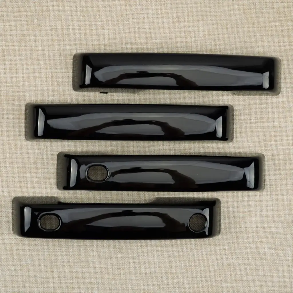 

4pcs/Set Glossy Black ABS Car Exterior Door Handle Cover Trim Fit for Ford F150 4 Door 2021 2022