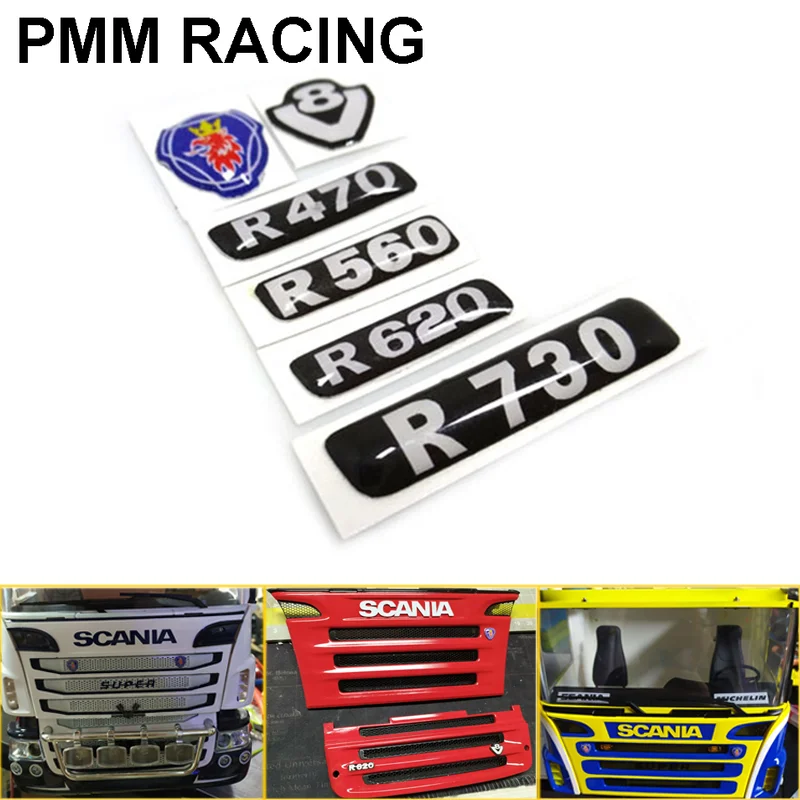 

Набор хрустальных этикеток, декорирование логотипа для 1/14 Tamiya RC грузовик прицеп самосвал SCANIA R730 R470 R620 детали для автомобиля «сделай сам»