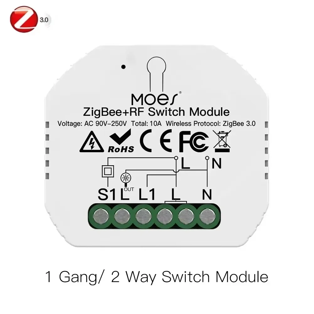 

MOES Tuya ZigBee WiFi Умный Диммерный Модуль