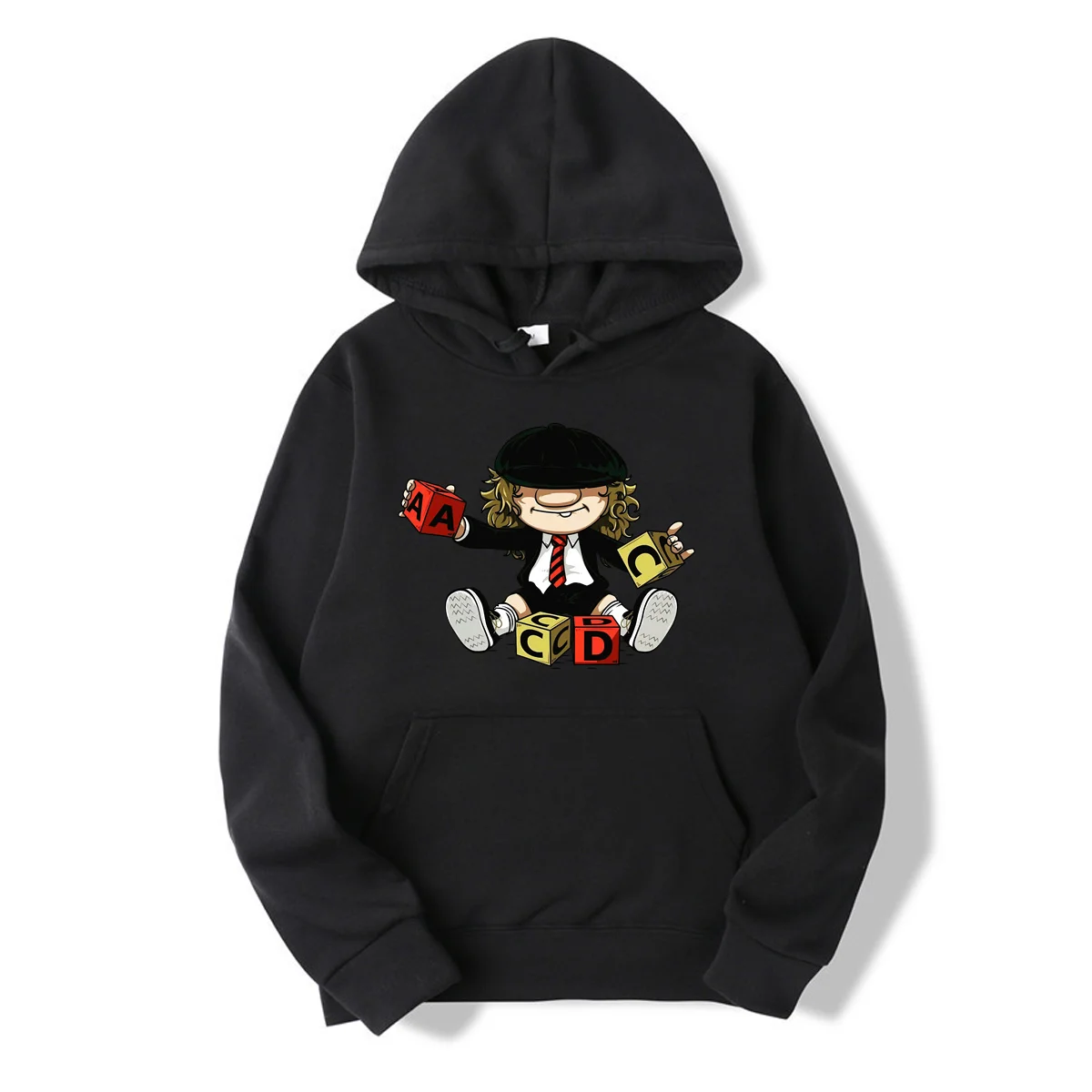 

Dropshipping Oversized Essential Men Women Angus Young Hardrock Music Band Fan Hoodies Graphic Sweatshirts Ladies Unisex M-5XL