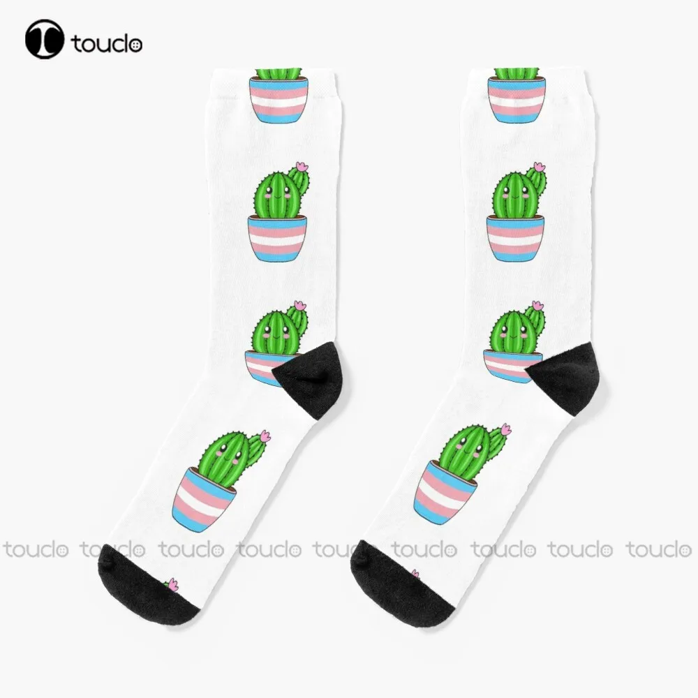 

Trans Cactus Socks High Quality Cute Elegant Lovely Kawaii Cartoon Sweet Cotton Sock Funny Art Streetwear Colorful Cartoon Socks