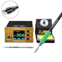 ac 110v digital display adjustable temperature soldering station 2s melting tin for mobile phone repair welding with c245 tips