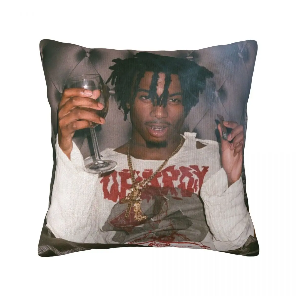 

Самостоятельный дизайнерский чехол Playboi Carti с подушкой, чехол как можно скорее wlr, модель из полиэстера, чехол на молнии, летний винтажный Чех...
