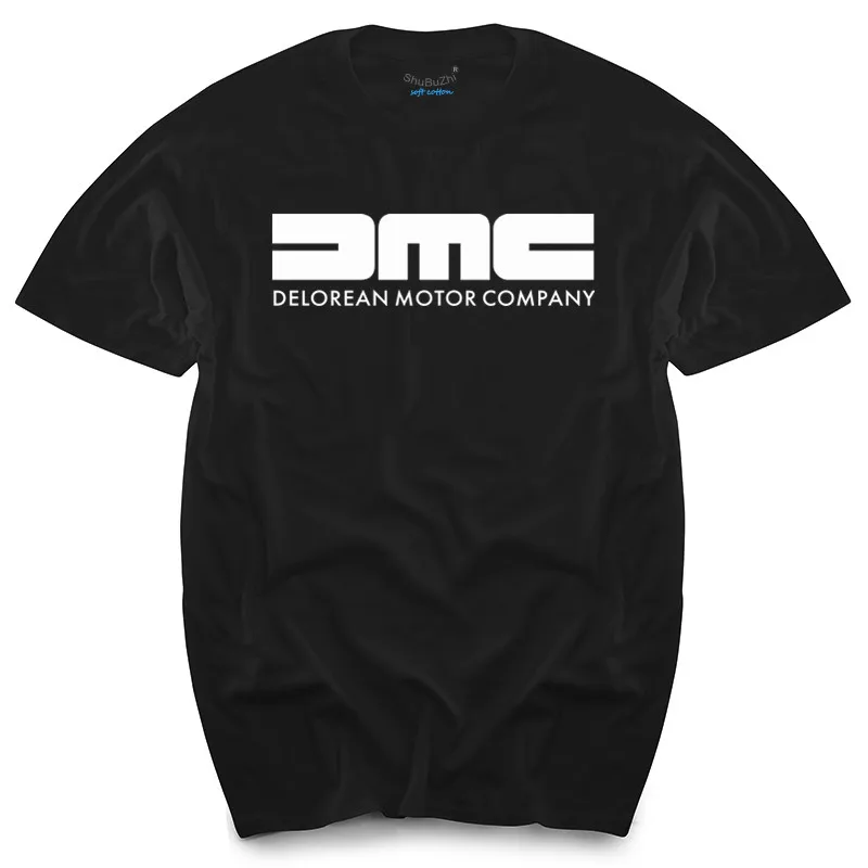 

DMC DeLorean - Mens T-Shirt Back To The Future Film men's top tees black tshirt men new fashion cotton t-shirt