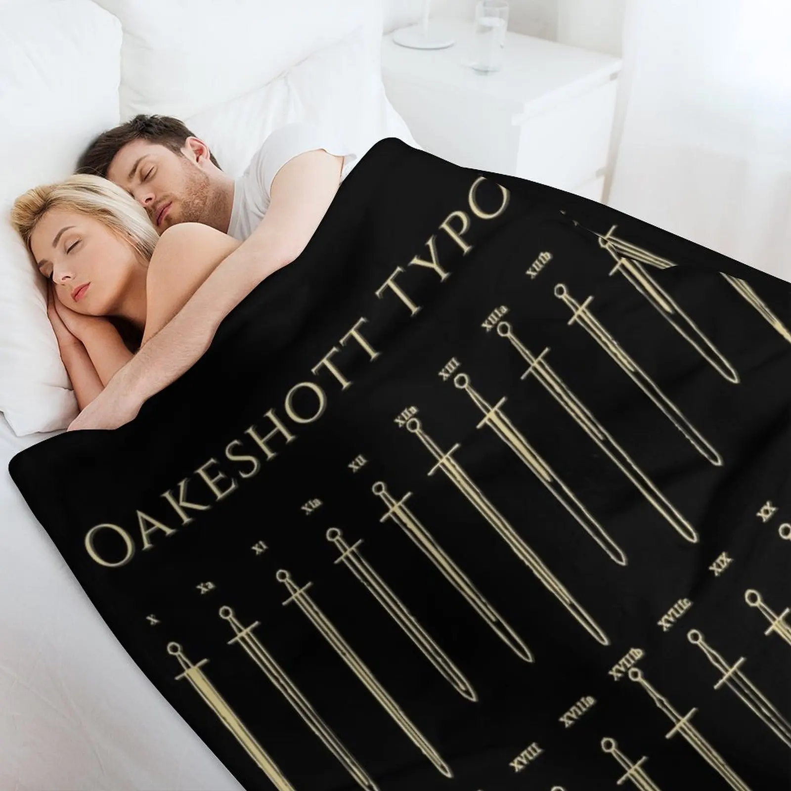 Одеяло с типологии Мечи Oakeshott Лохматое декоративное одеяло