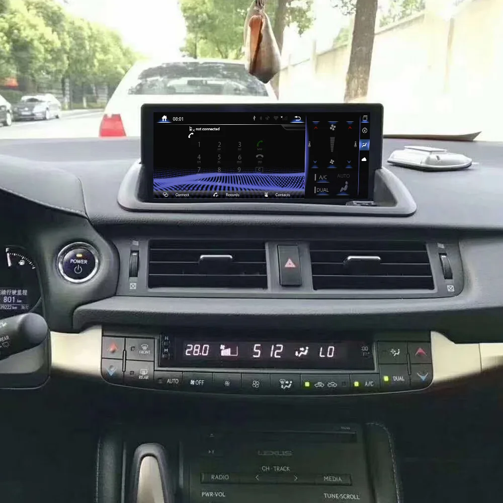 Для Lexus CT A10 CT200h 2011~2019 Android 128G Автомобильный мультимедийный плеер Стерео GPS DVD Радио