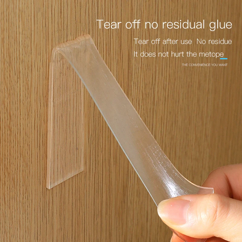 Двухсторонняя клейкая прозрачная многоразовая бесследящая Водонепроницаемая