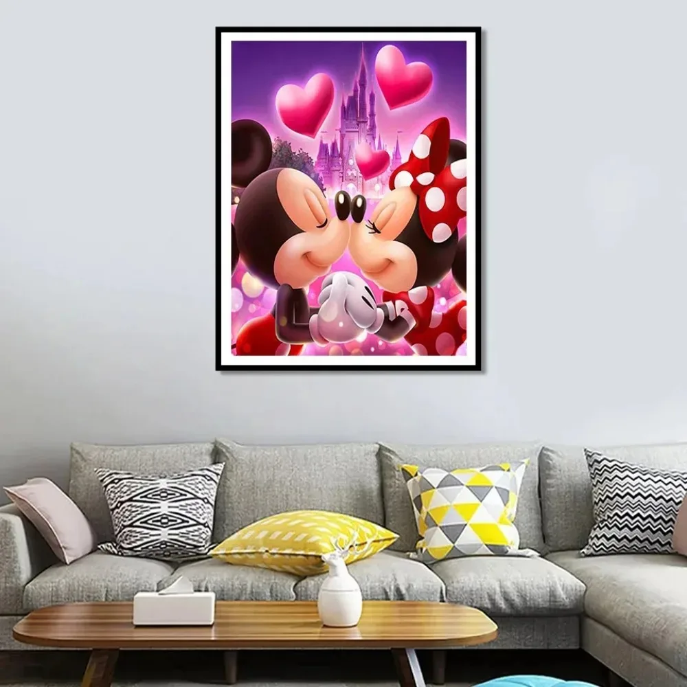 Картина на холсте с изображением животных Микки Мауса