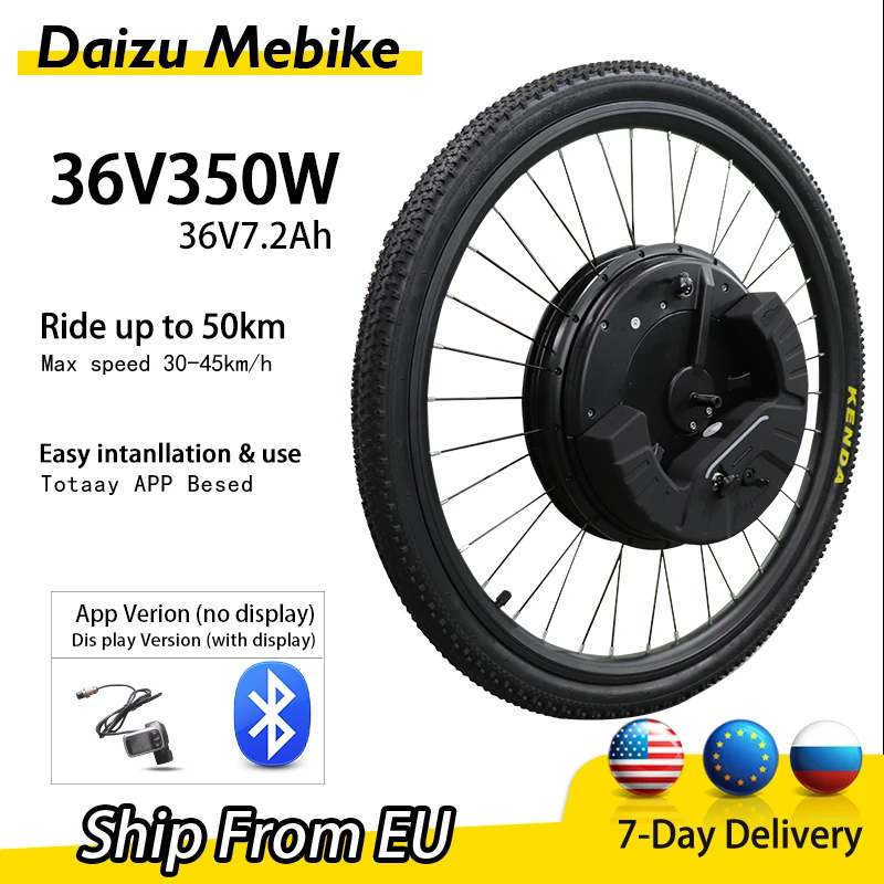 

Imortor 3 kit Electric Bike Kit 36V 350W Mortor with 24" 26" 700C 275''29" Motor Wheel 7.2 Ah All in one set E bike Kit