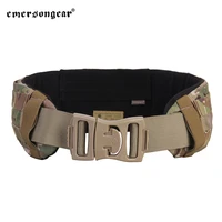 emersongear tactical low profile belt for avs waist strap molle padded waistband nylon hiking airsoft hunting hiking outdoor