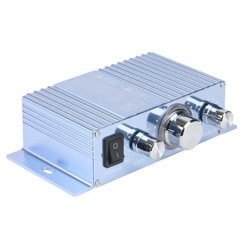 

Hot-A6 Hifi стерео аудио усилитель 12 В постоянного тока 2,0 каналов автомобильный компьютерный динамик DIY готовый усилитель мощности