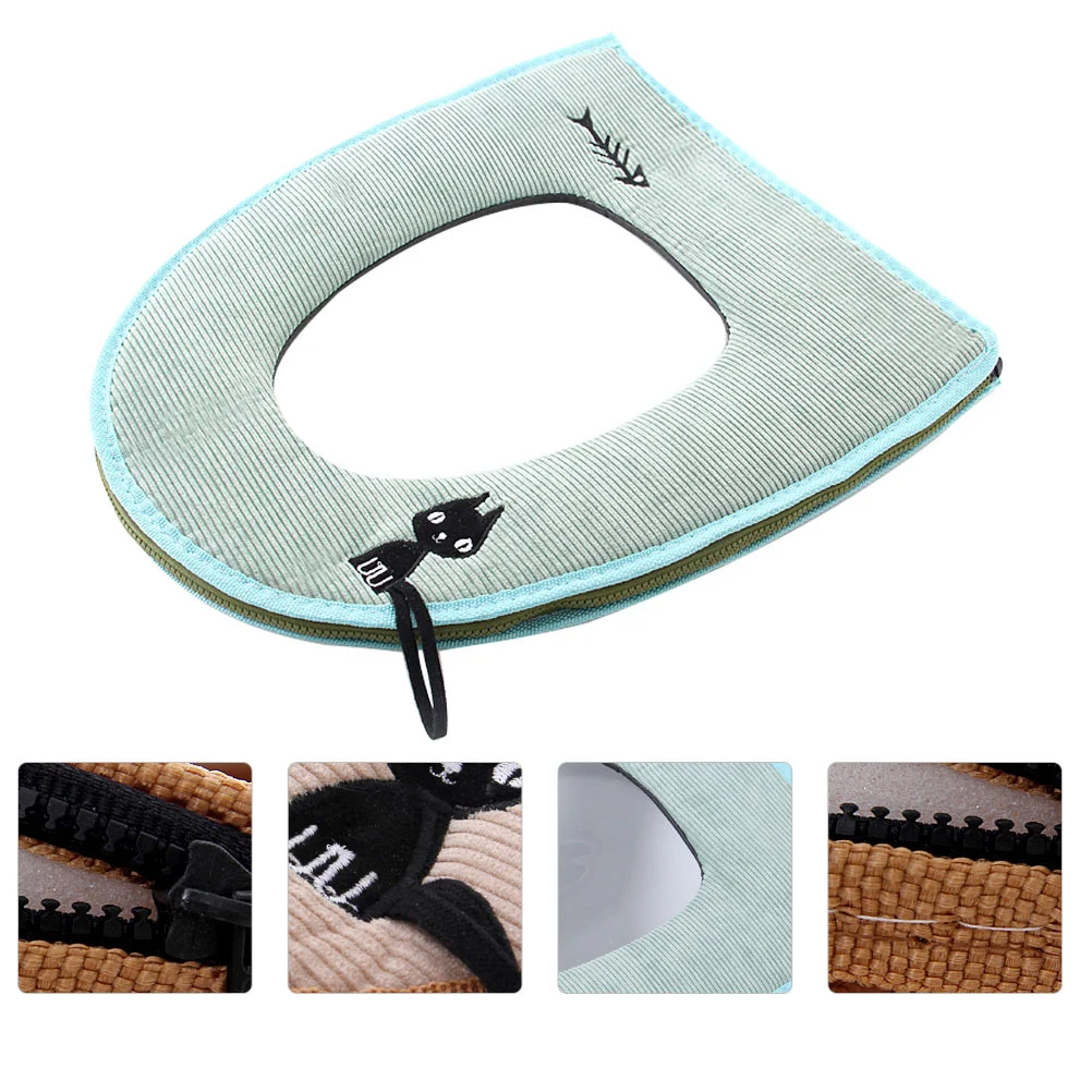 

Water Proof Winter Toilet Seat Potty Training Cover Corduroy Closestool Cushion