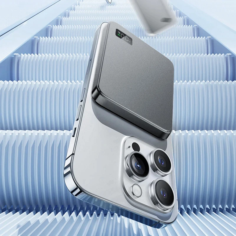 3-в-1 Magsafe Магнитный беспроводной внешний аккумулятор PD20W с быстрой зарядкой